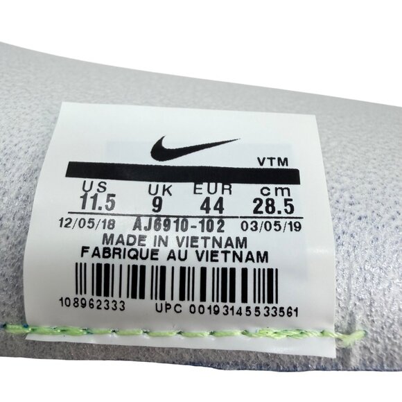 Nike Vapormax Flyknit 3 - Barely Volt - Women's US 11.5 / UK 9 (AJ6910-102) - Picture 9 of 10